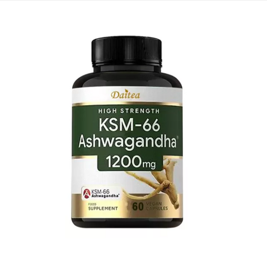 Ashwagandha 1200 mg, 60 cápsulas, Fabricado en USA