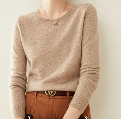 Sweater básico beige