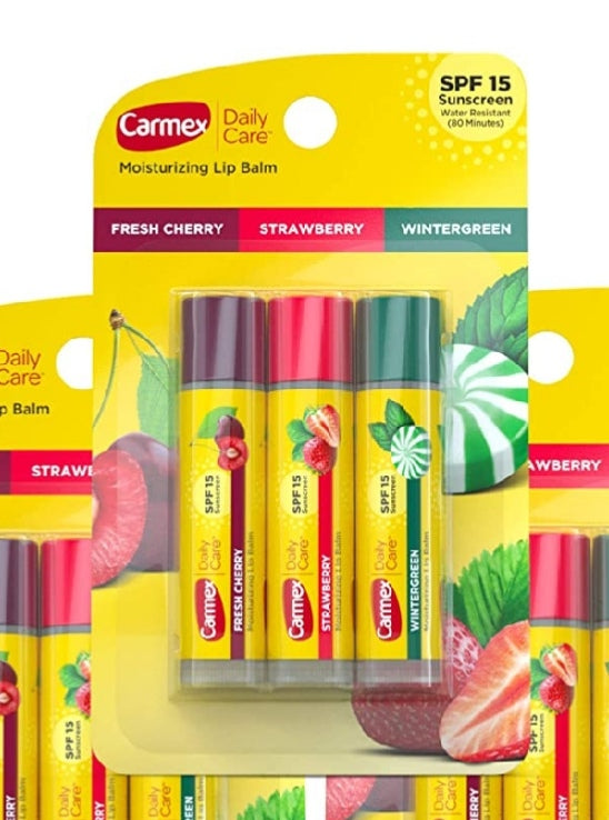 Pack de 3 Carmex sabores formato stick