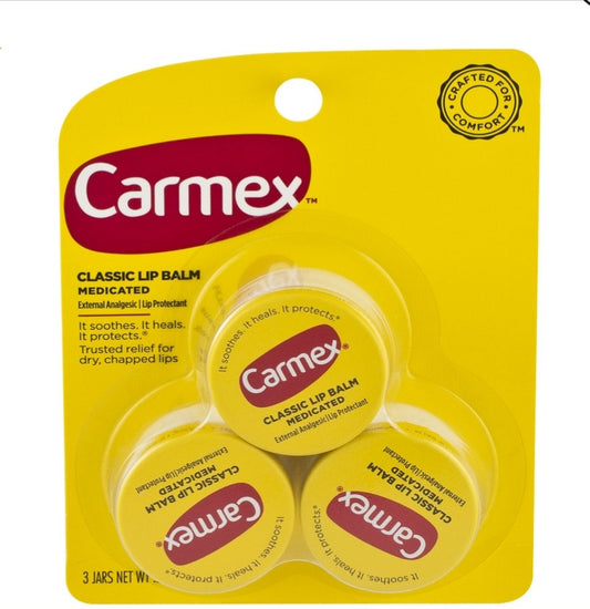 Pack Carmex, bálsamo labial original en Pote