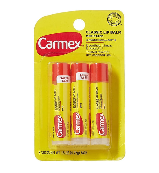 Pack Carmex, bálsamo labial origina, formato stick