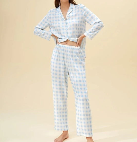 Pijama largo de viscosa